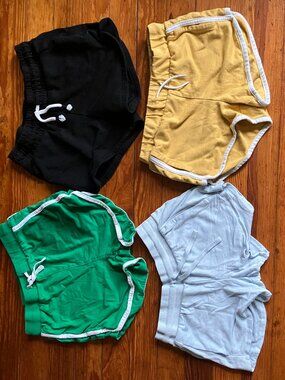 Set of 4 Girls Size 8 Medium Shorts Old Navy, Cat & Jack, All in Motion, Jiahong